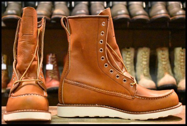 10D 22年 レッドウィング 877 ロング アイリッシュセッター オロレガシー モックトゥ 編み上げ ブーツ redwing HOPESMORE FJ497