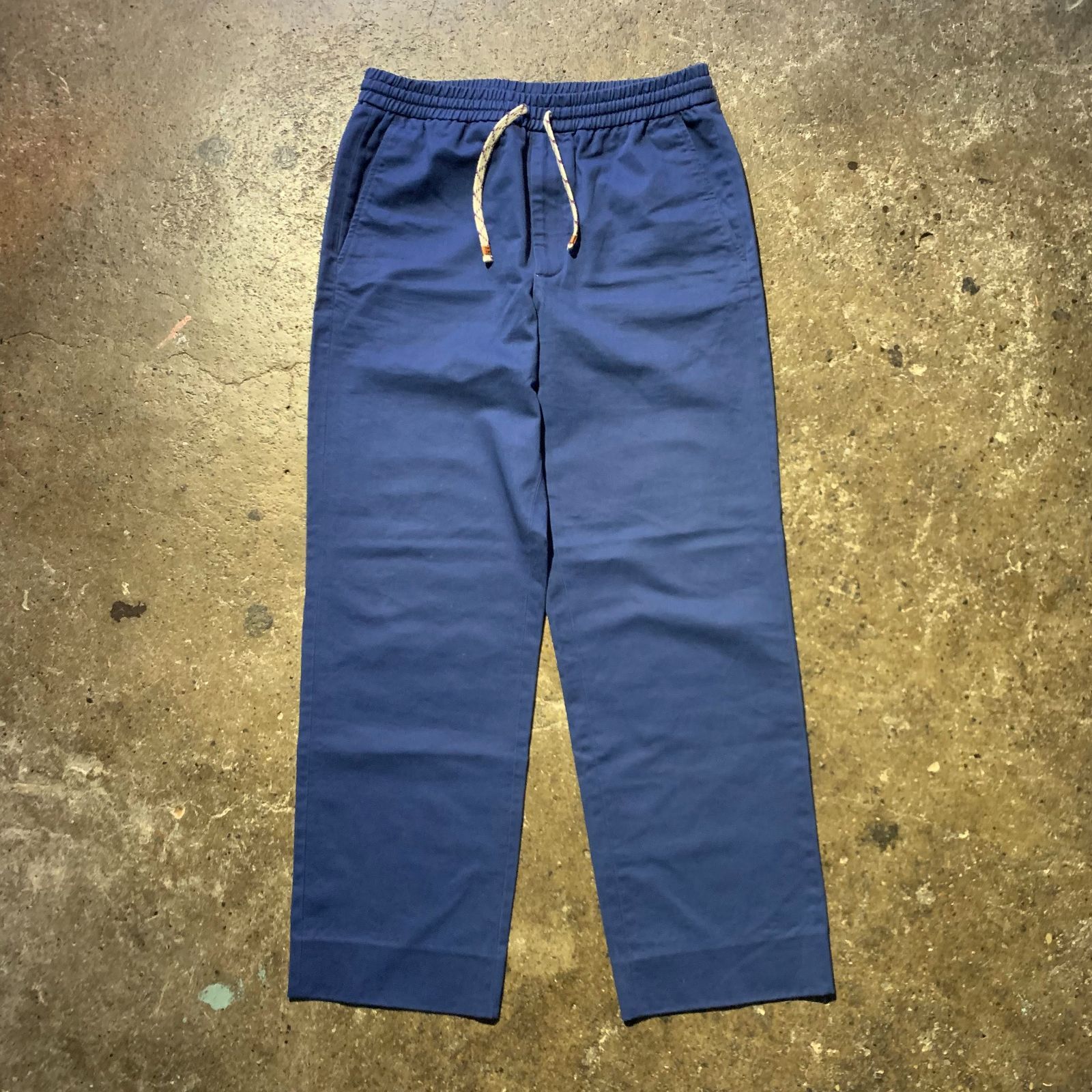 GUCCI Logo-Print Drawstring Track Pants ブルー 48 グッチ ロゴ