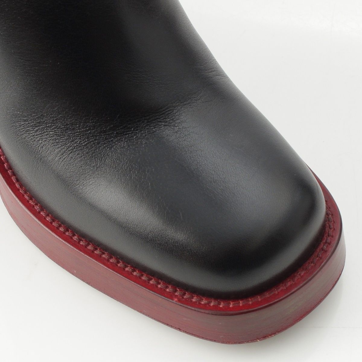 ディオール 18AW レザー ベルト ヒール エンジニア ロング ブーツ