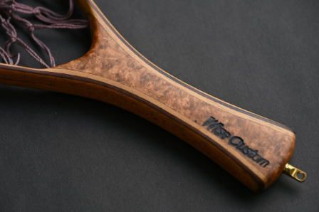 ワイズカスタム ランディングネット35cmストレート グリップ゚ 花梨瘤 ネット オーキッド25110011 手編みネットはクレモナ糸1本で編み込んであります 発送方法 クロネコヤマト宅急便 当店はワイズカスタム社の正規ディーラーです