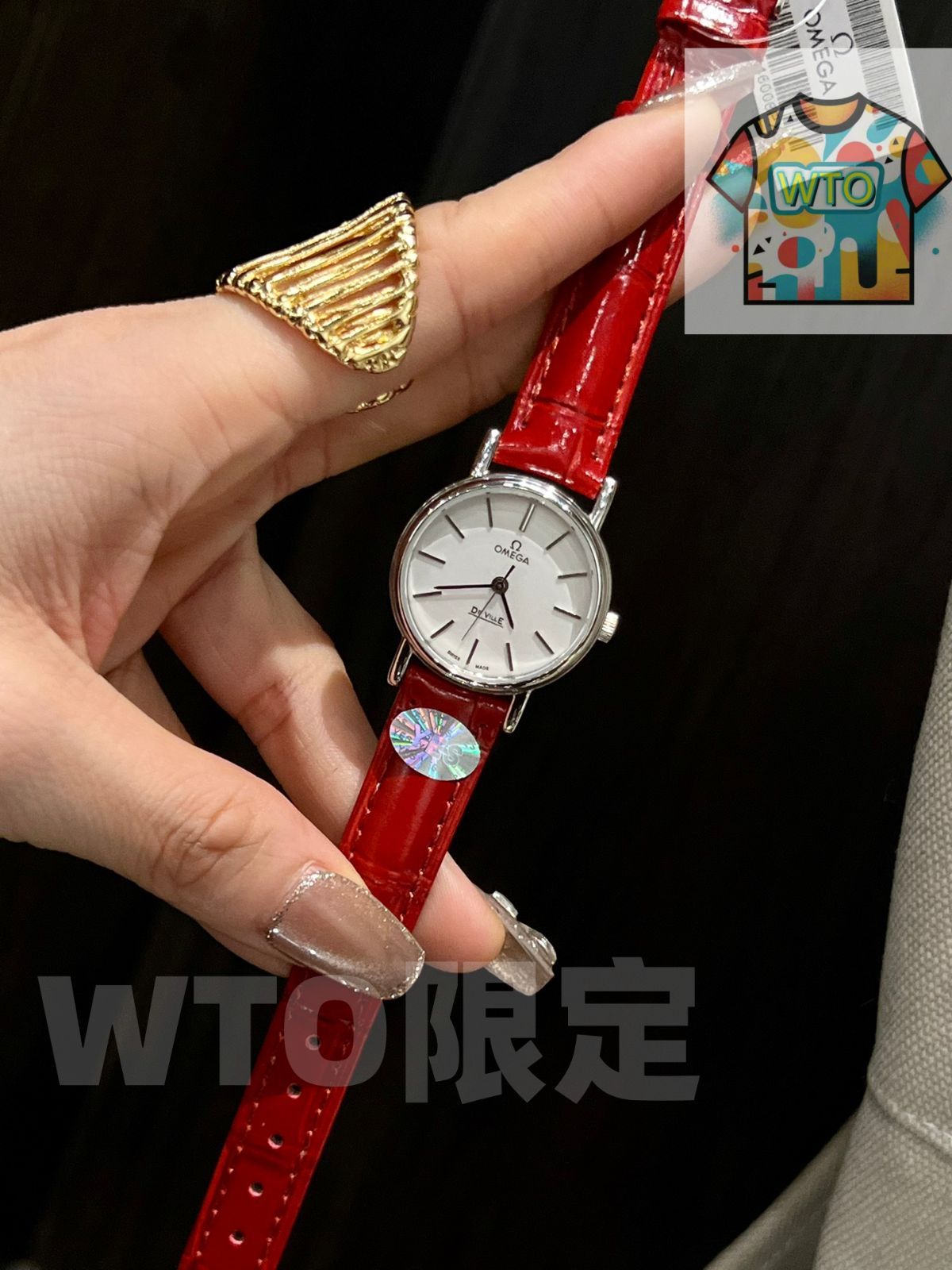 今日 Omega×Longines オメガ×ロンジン ヴィンテージ ミニゴールドウォッチ 復古的-WTO輸入2