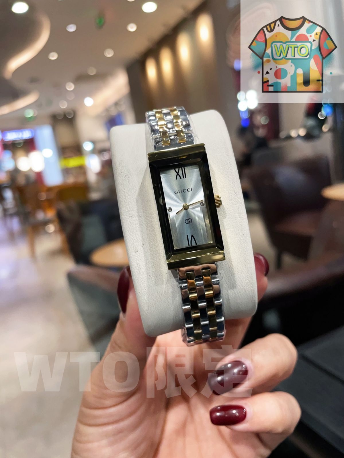 今日 Gucci グッチ G-フレーム シリーズ エレガントな長方形ケースを特徴とする