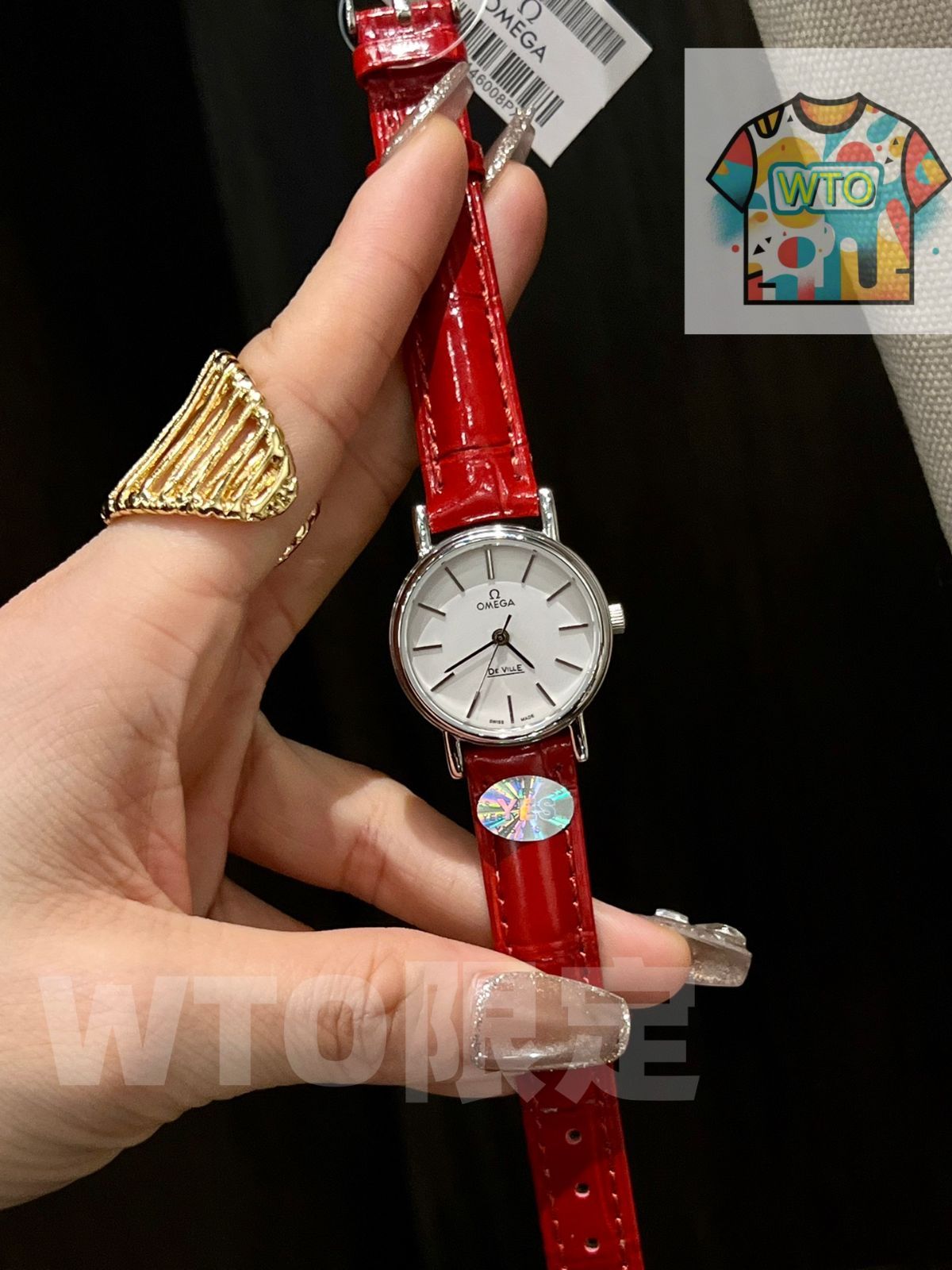 今日 Omega×Longines オメガ×ロンジン ヴィンテージ ミニゴールドウォッチ 復古的-WTO輸入2