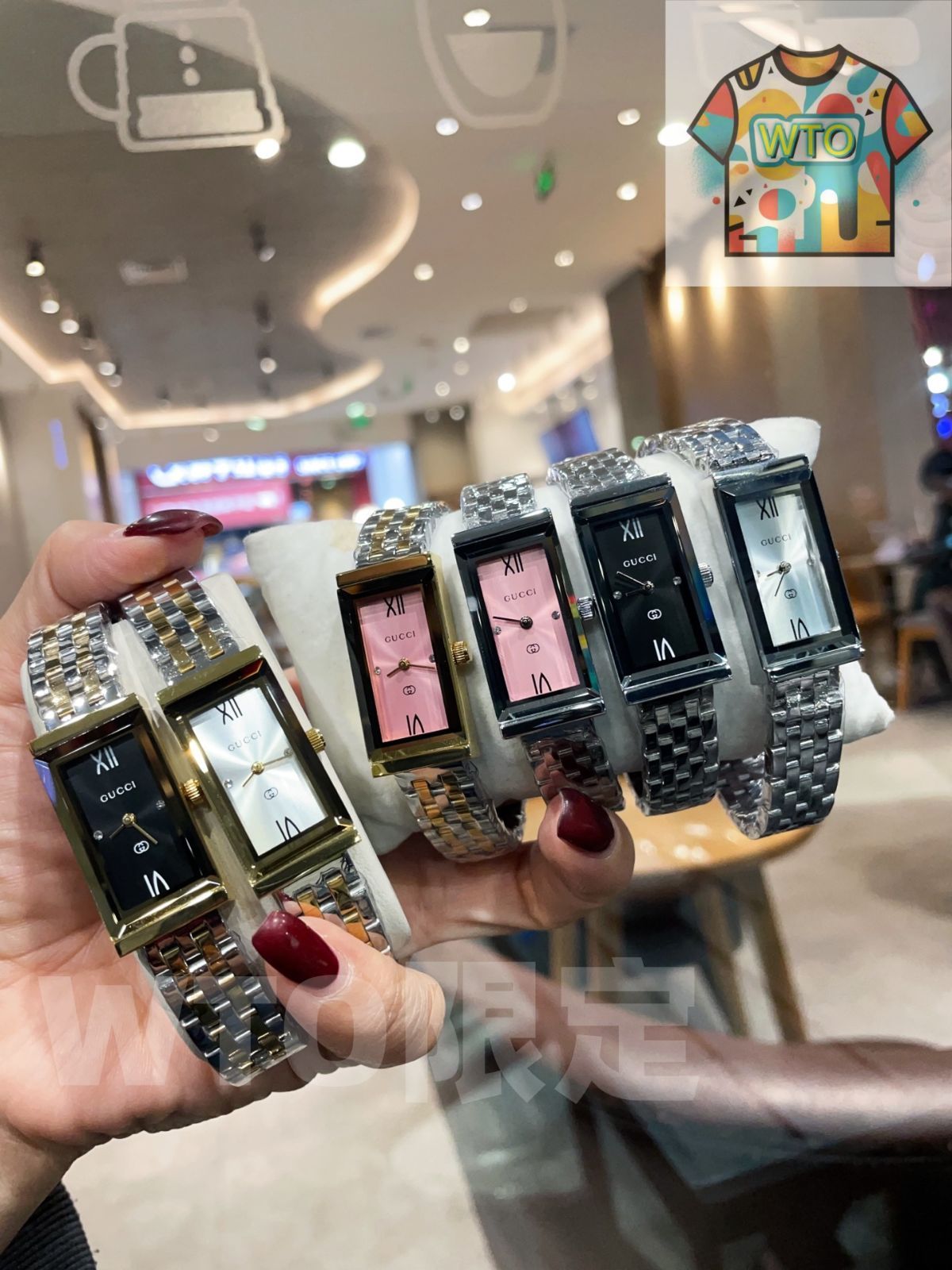 今日 Gucci グッチ G-フレーム シリーズ エレガントな長方形ケースを特徴とする