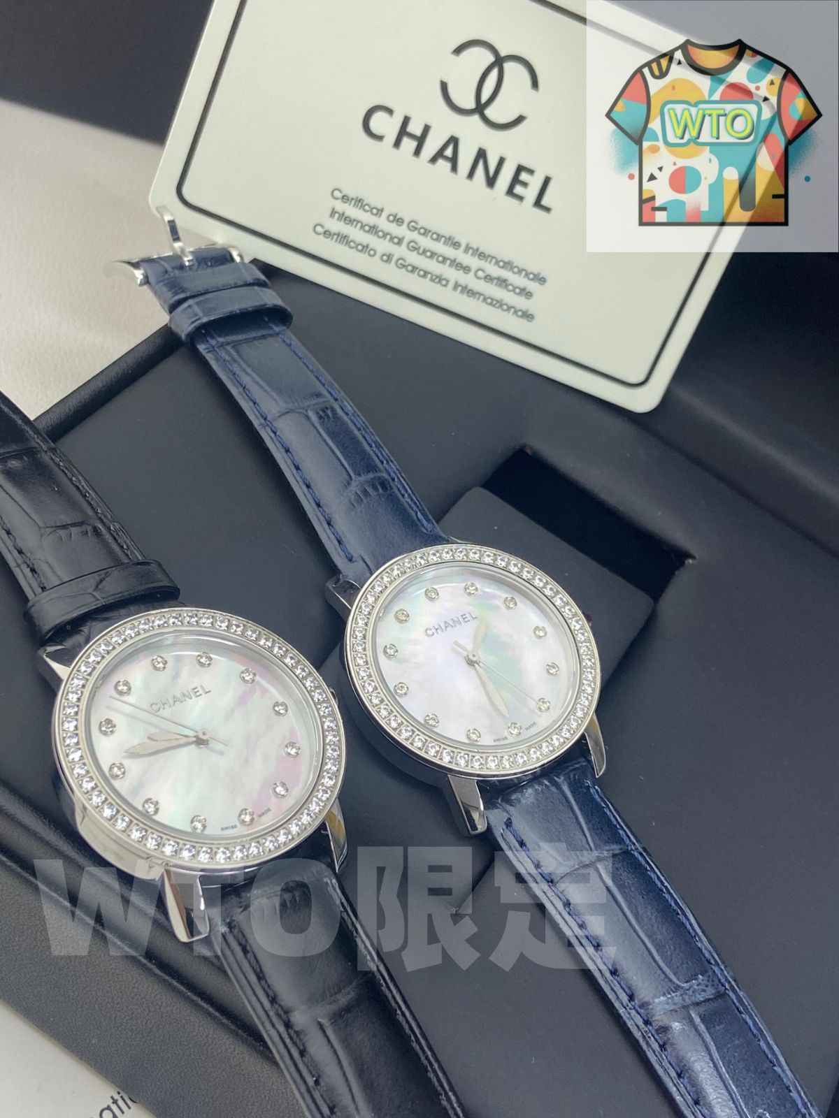 今日 Chanel シャネル ベゼルに手作業でスワロフスキークリスタルを埋め込むことを特徴とする