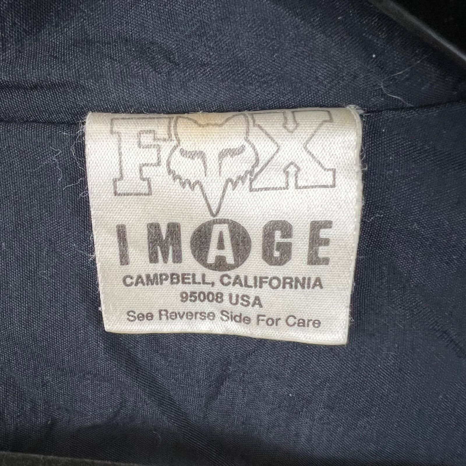 FOX RACING 80s USA special vintage IMAGE full pattern puf jacket M 
