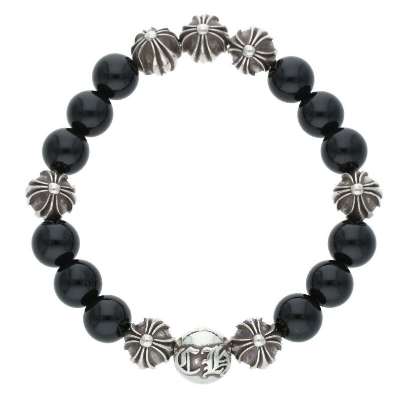 クロムハーツ 10mm BEAD/10mmビーズブレス BEAD10mmブラックトルマリン