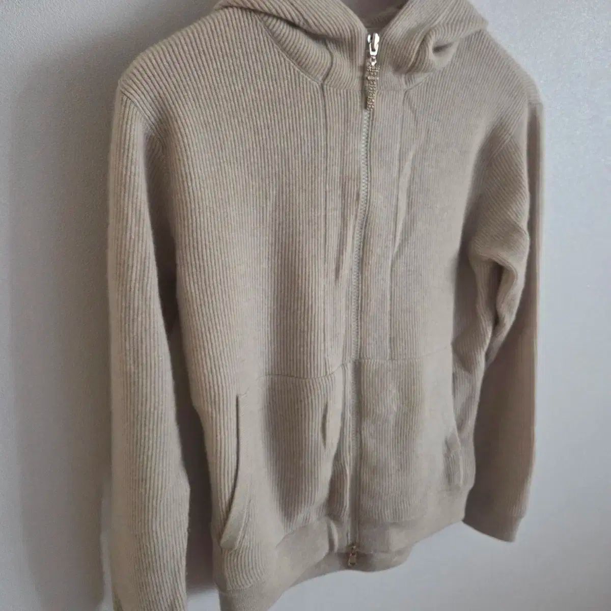 株 ハンサム TIME タイム カシミア フード ジップアップ S