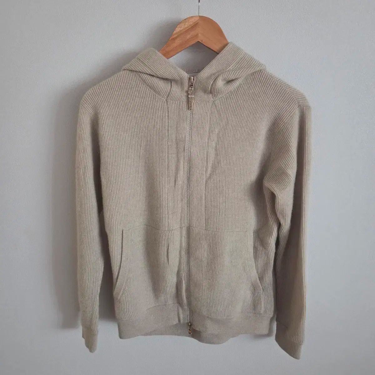 株 ハンサム TIME タイム カシミア フード ジップアップ S