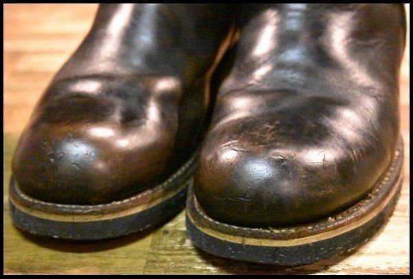  6 5 D PT 83 92年 刻印 レッドウィング 8270 ナイフポケット エンジニア ブラック 黒 スチールトゥ ブーツ redwing FJ 499 エンジニアブーツ ブーツ 革靴