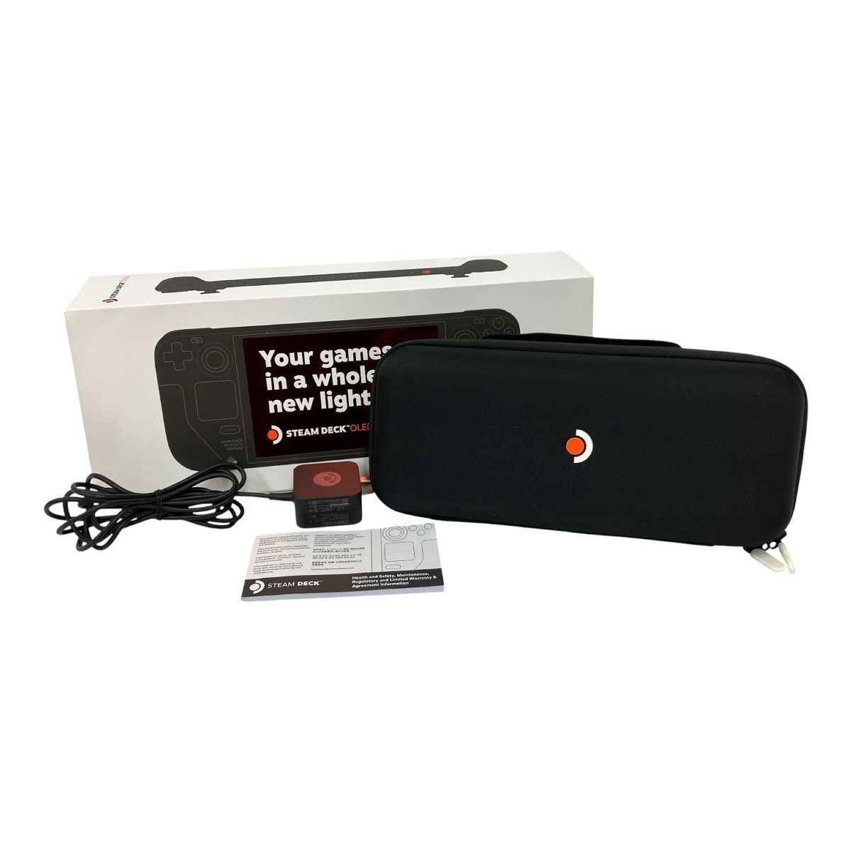 VALVE Steam Deck 1030 7.4インチ ポータブル ゲーミング パソコン AMD Custom APU 0932 16 GB SSD 512 OS 良好