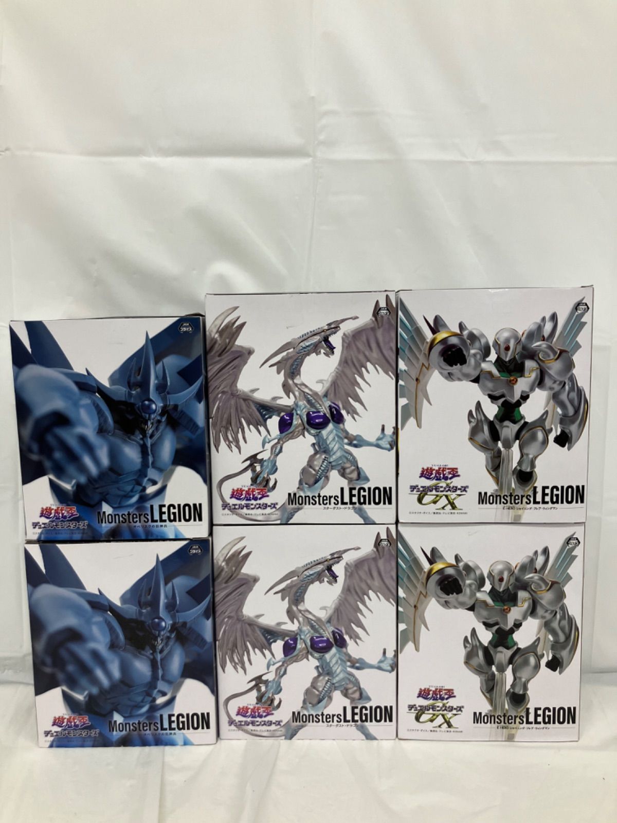 未開封 遊戯王デュエルモンスターズ MonstersLEGION フィギュア 3種 6