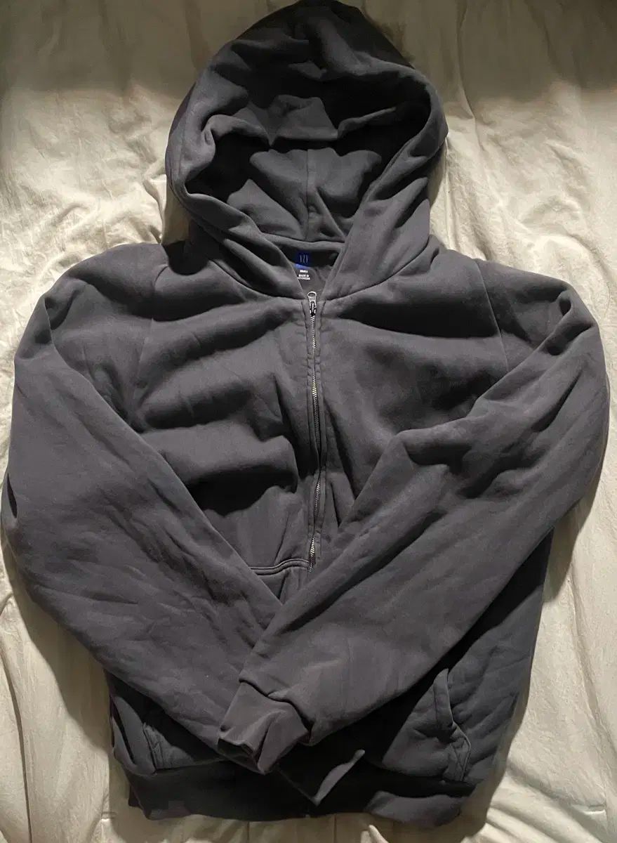 イージー YZY ジップアップ フーディー ダーク グレー