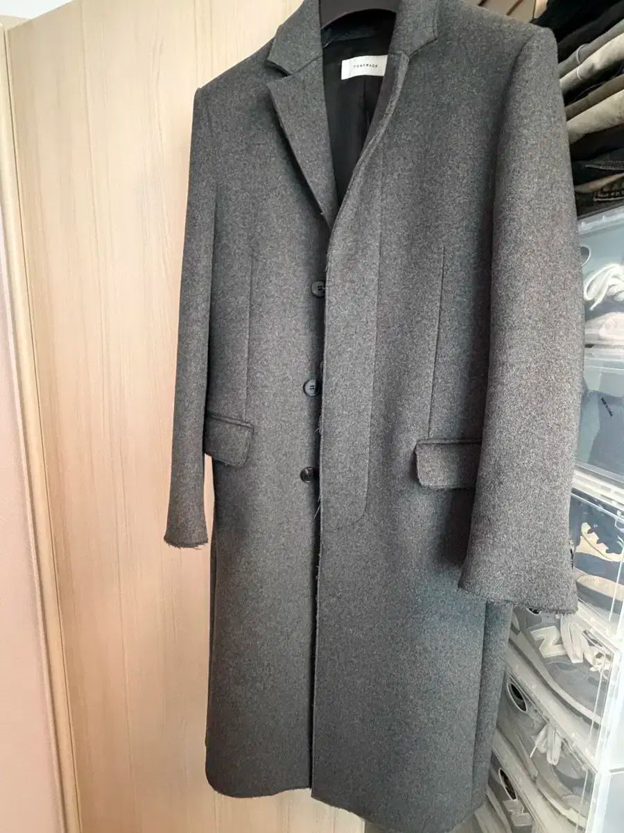 トニーウェック クルー ダメージフリンジ コート M