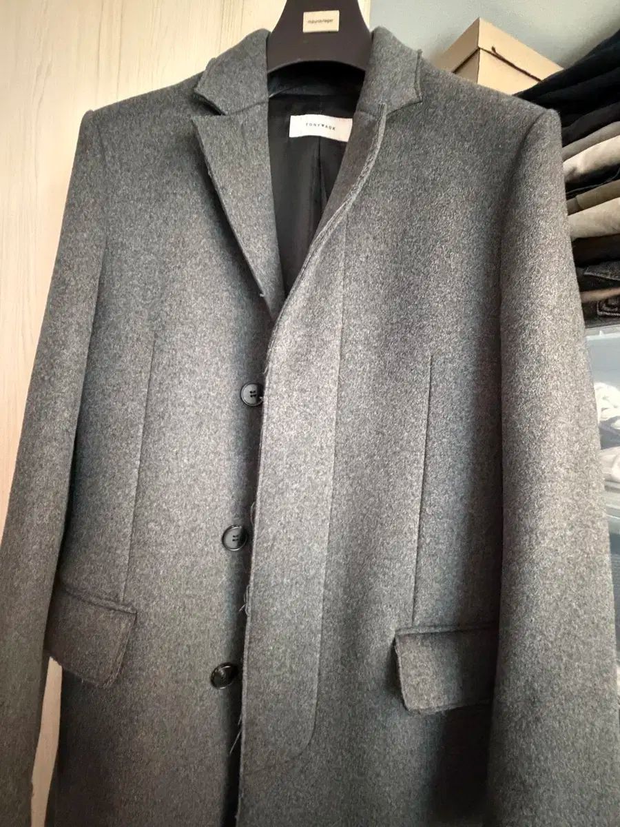 トニーウェック クルー ダメージフリンジ コート M