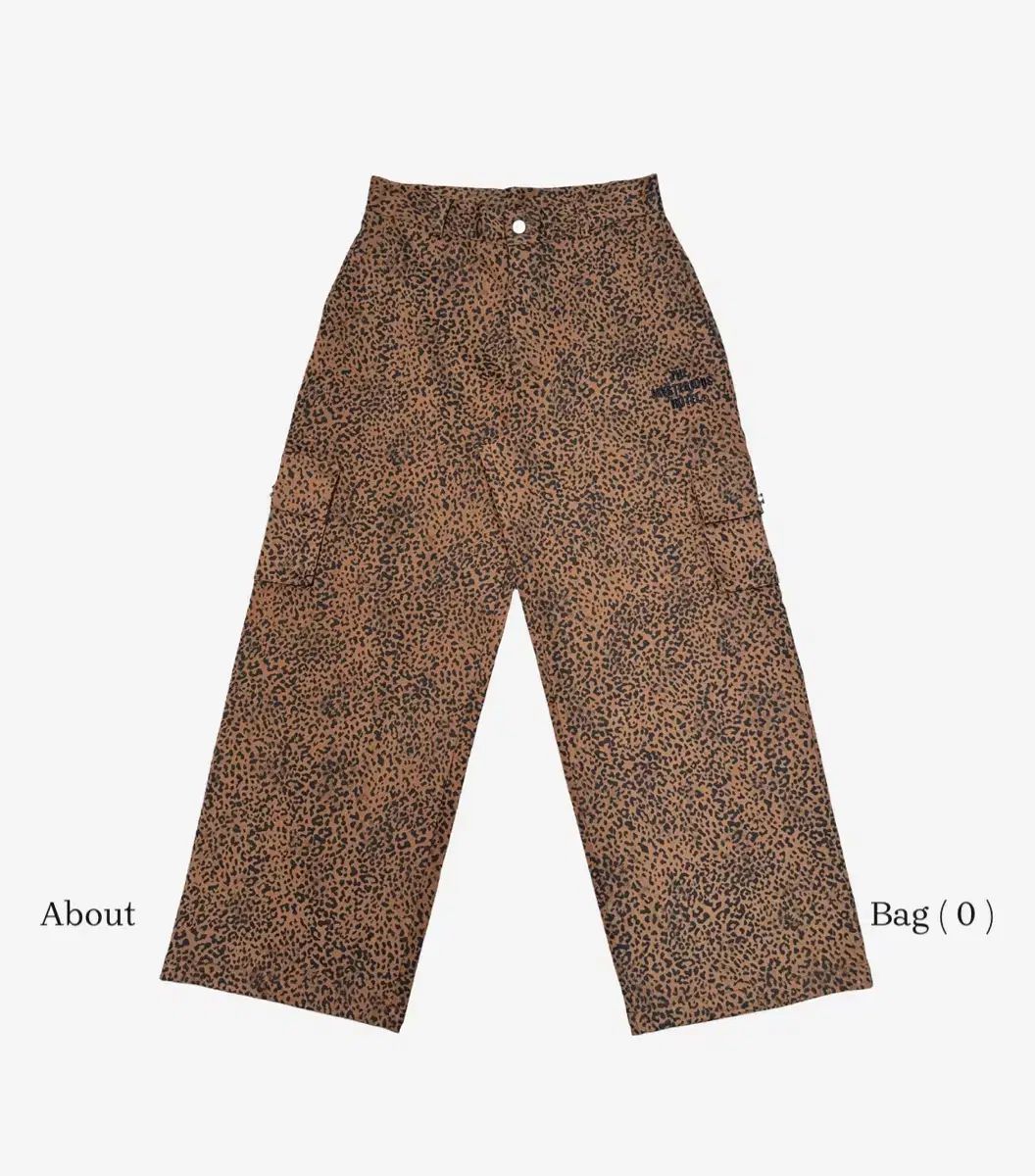ミステリアスホテル LEOPARD WORK PANTS