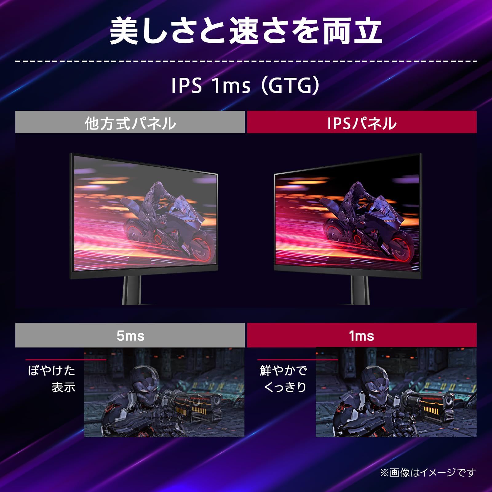 LG ゲーミングモニター UltraGear 24GS60F-B 23.8インチ/PCゲーム 