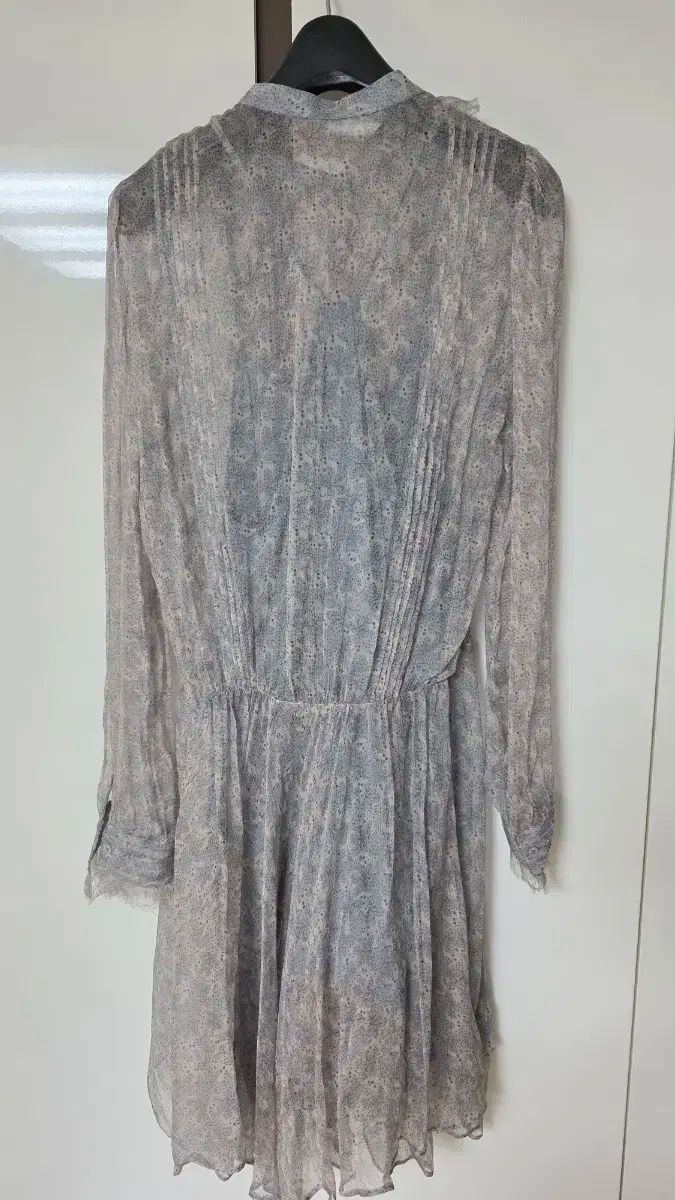 282 ZADIG-VOLTAIRE プリント ロングスリーブ ONE PIECE