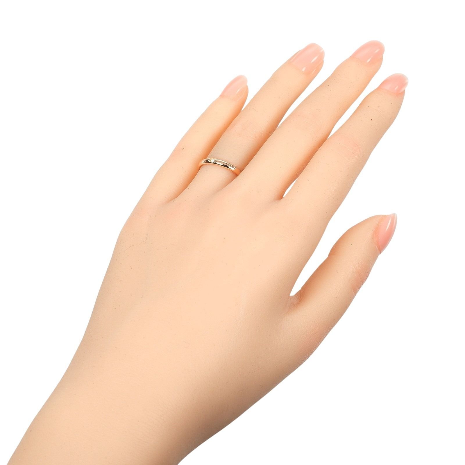 K18ピンクゴールド×1Pダイヤモンド