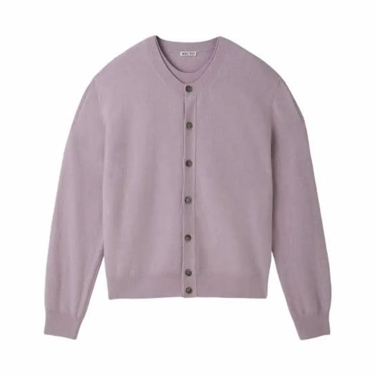 レクト レイヤード ニット カーディガン M