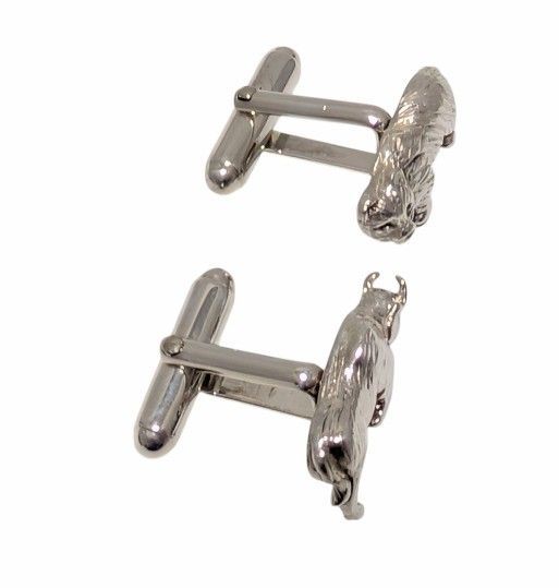 ティファニー カフス カフリンクス SV925 ベアー アニマル 牛 ブル
