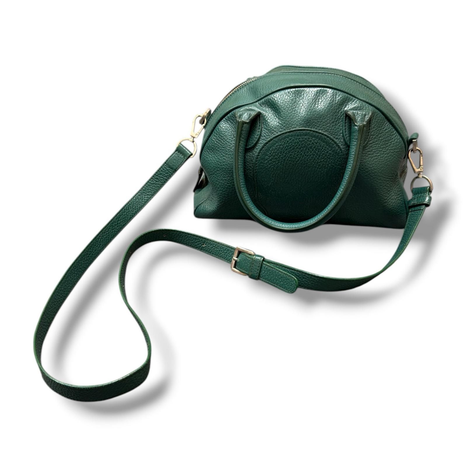 参考上代195 800円 Lucien Pellat-Finet × MORABITO Pont Marie ポンマリー レザーバッグ ルシアンペラフィネ × モラビト グリーン 2397M