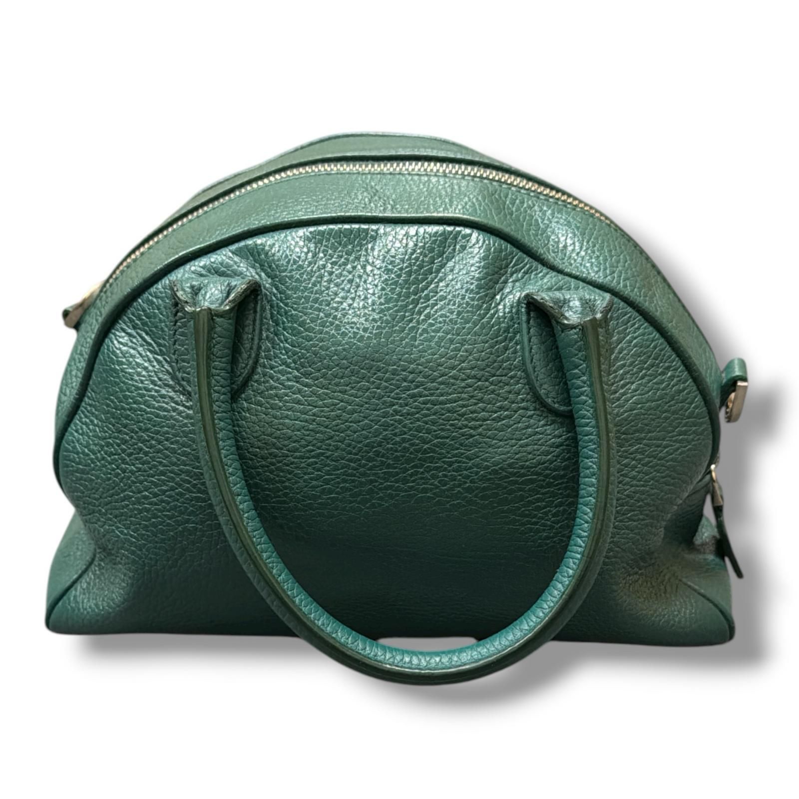 参考上代195 800円 Lucien Pellat-Finet × MORABITO Pont Marie ポンマリー レザーバッグ ルシアンペラフィネ × モラビト グリーン 2397M