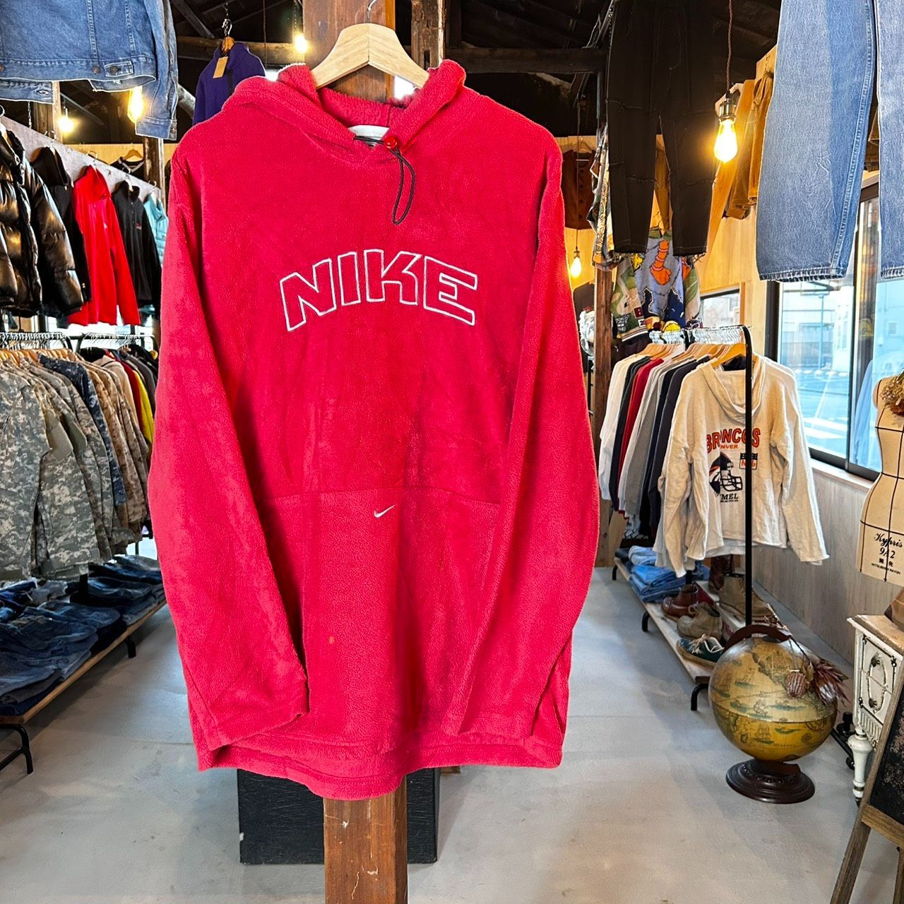 NIKE ナイキ 00 s Hoodie Fleece Jacket フーデッド フリース ジャケット センタースウォッシュ