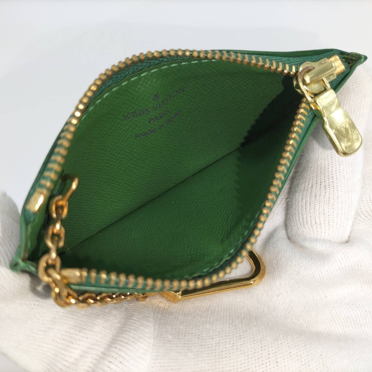 LOUIS VUITTON ポシェット クレ キーリング付き コインケース エピ