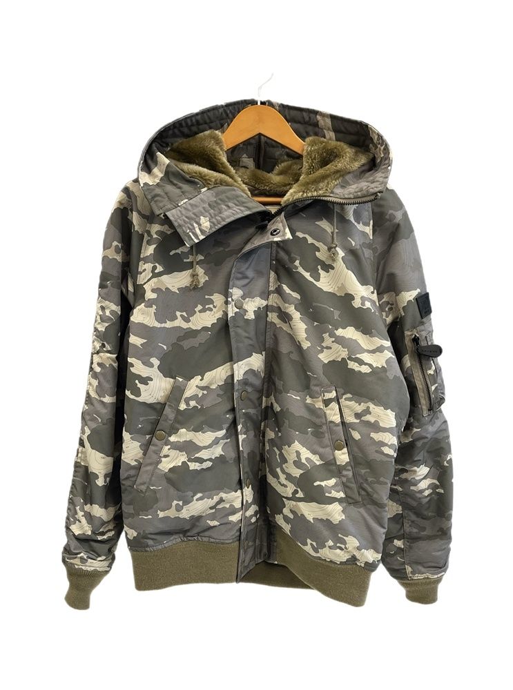 アビレックス AVIREX N-2B フライトジャケット ミリタリージャケット 地図プリント 緑 6152148 XL ジャケット カーキ 101MT-5314