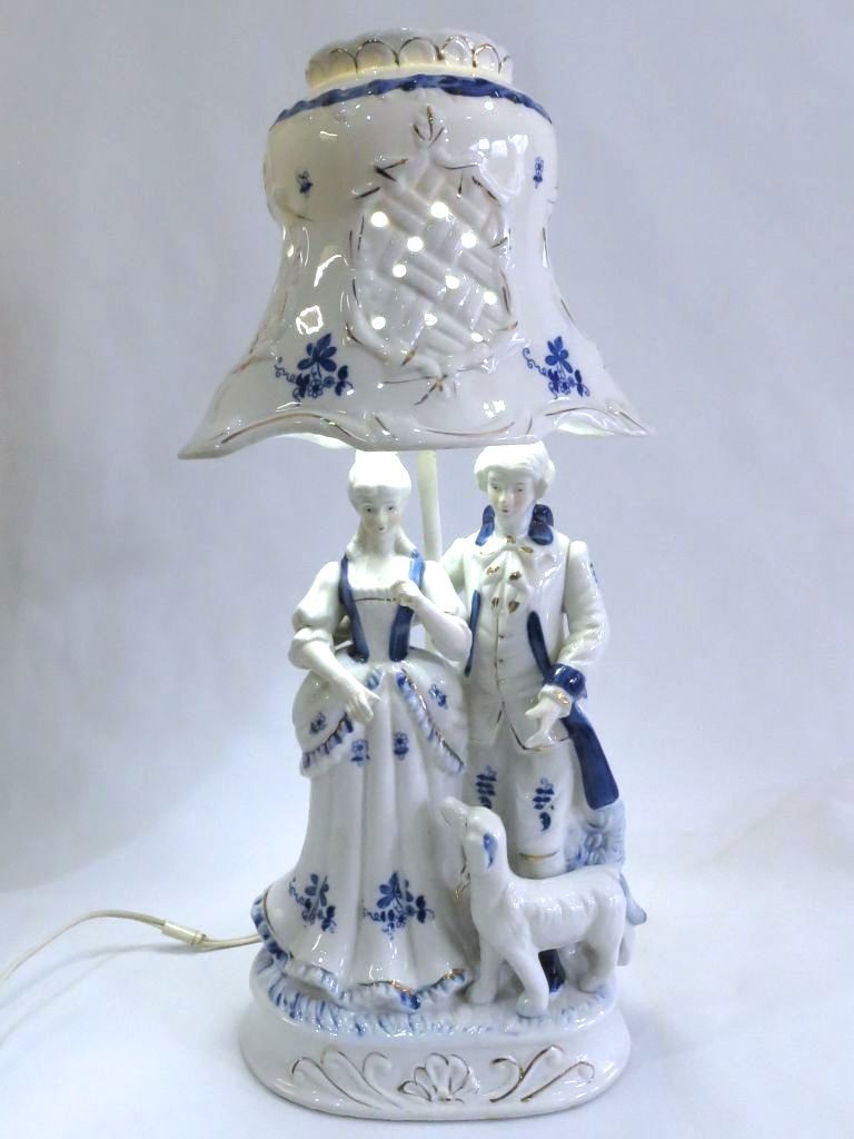 たのめる便・現状渡し〉天使 陶器スタンドライト 100V たのめる便