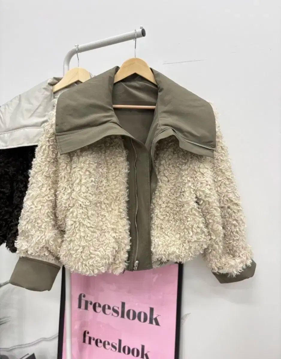 ブラウニー リバーシブル ファー ジャケット