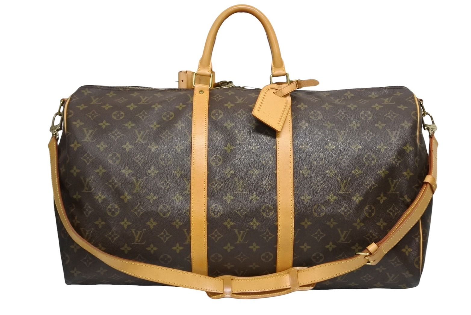 LOUIS VUITTON ルイヴィトン キーポル バンドリエール55 ボストンバッグ M41414 モノグラム ブラウン 4b009068