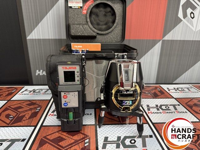 タジマ ZEROB-KY BLUE KY レーザー墨出し器 ブルーグリーンレーザー 受光器有り Tajima ハンズクラフト飯塚店