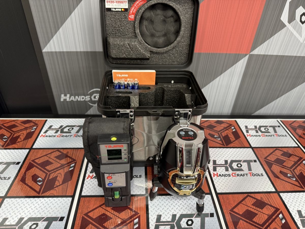 タジマ ZEROB-KY BLUE KY レーザー墨出し器 ブルーグリーンレーザー 受光器有り Tajima ハンズクラフト飯塚店