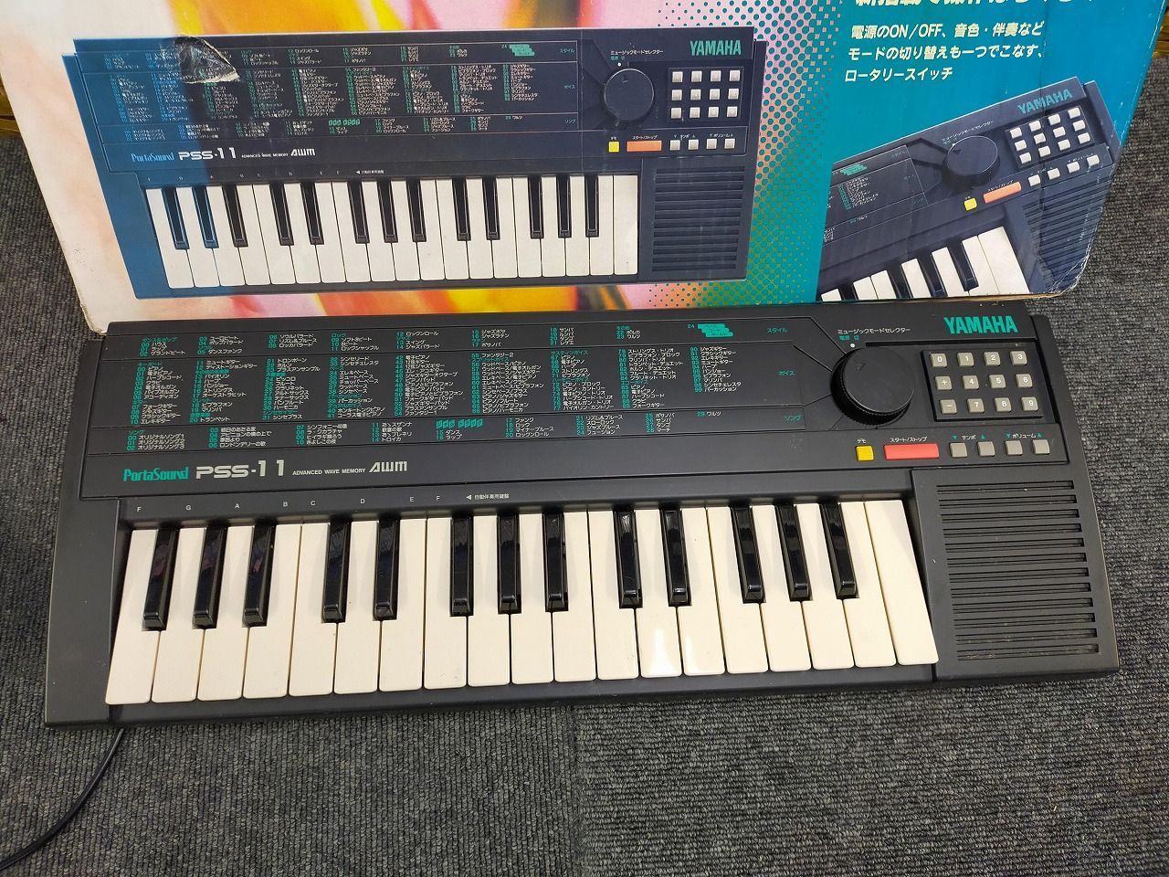 E18-20251115-06 YAMAHA PortaSound PSS-11 レトロ キーボード 動作OK