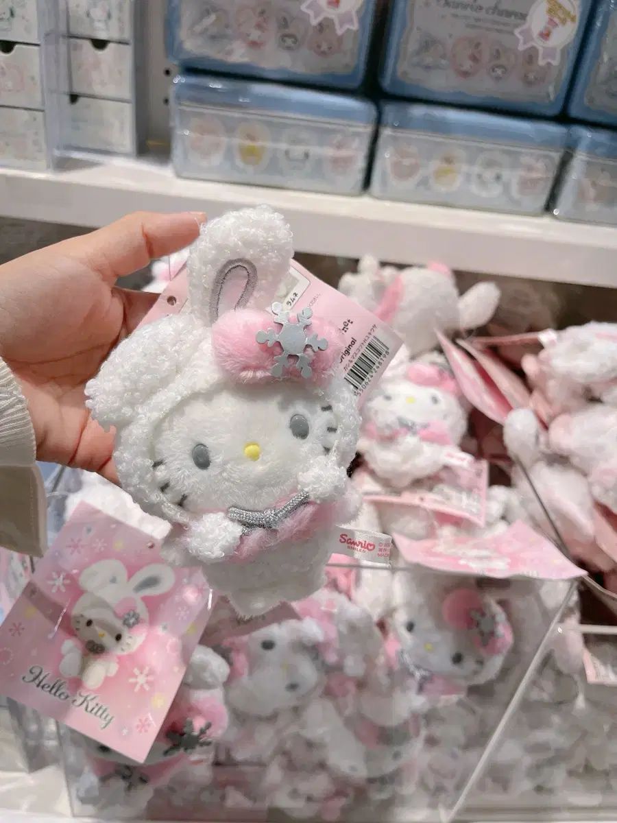 21番決済画面 スノウ ハローキティ キーホルダー