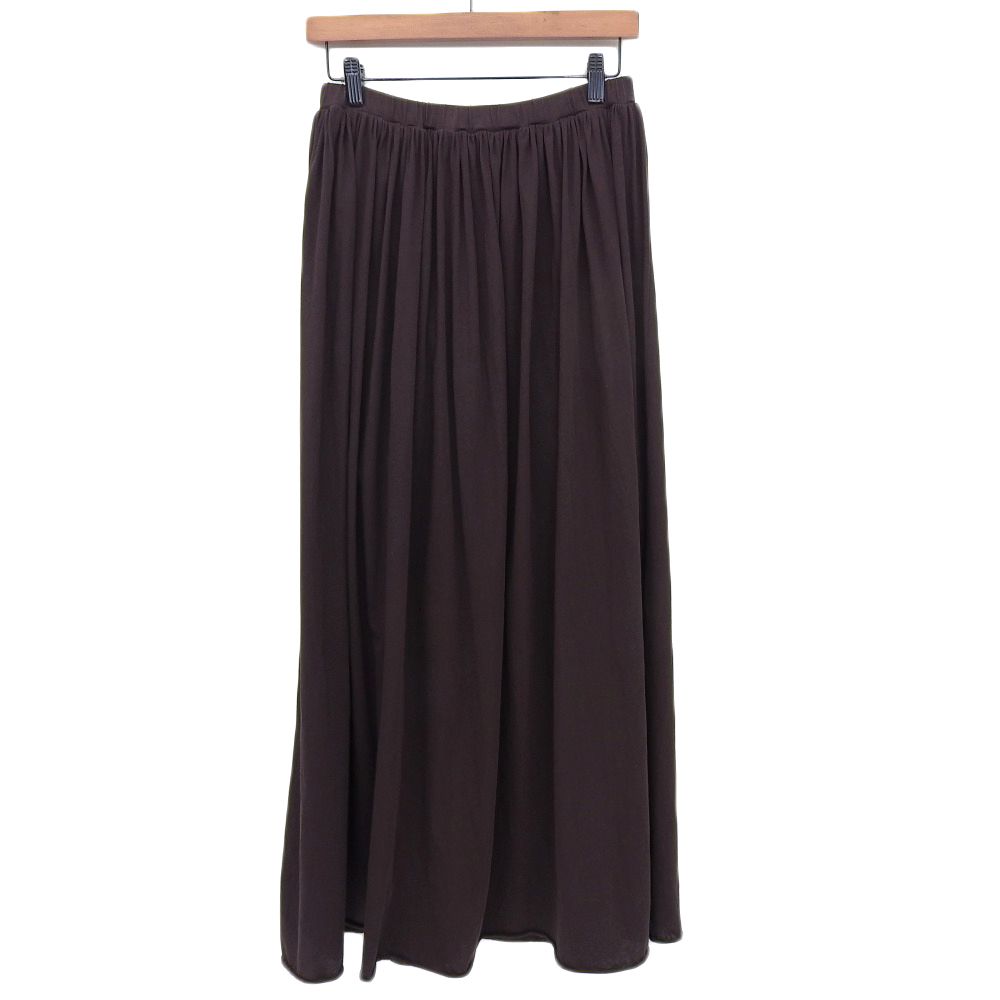 Plage プラージュ イージーフ ロングスカート スカート レディース コットン ブラウン 38 38