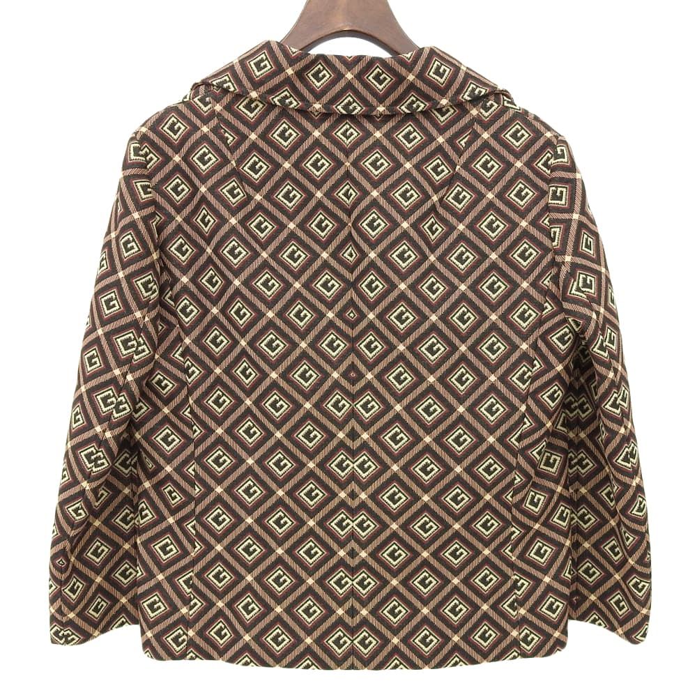 GUCCI グッチ 美品 Gジャガードテーラードジャケット レディース
