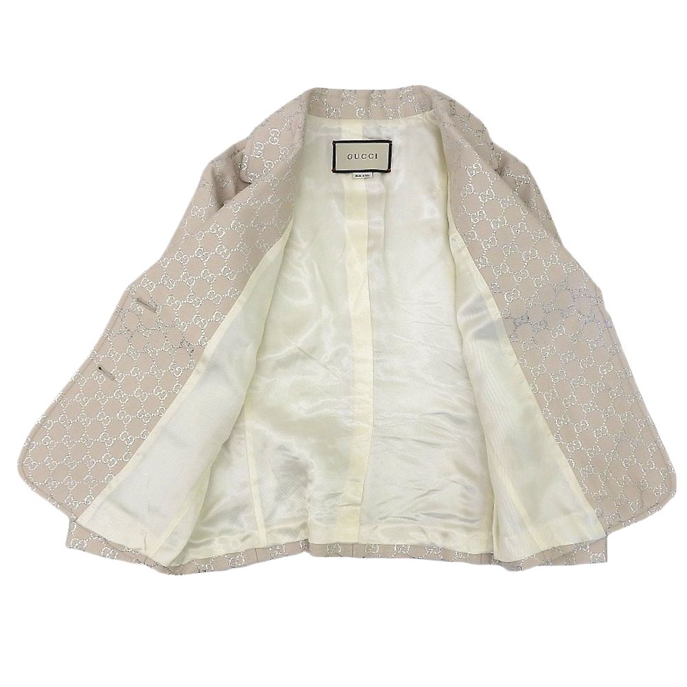 GUCCI グッチ インターロッキングG GGラメ テーラード ジャケット