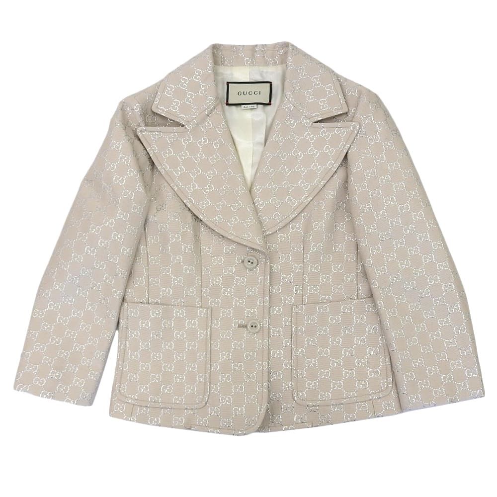 GUCCI グッチ インターロッキングG GGラメ テーラード ジャケット