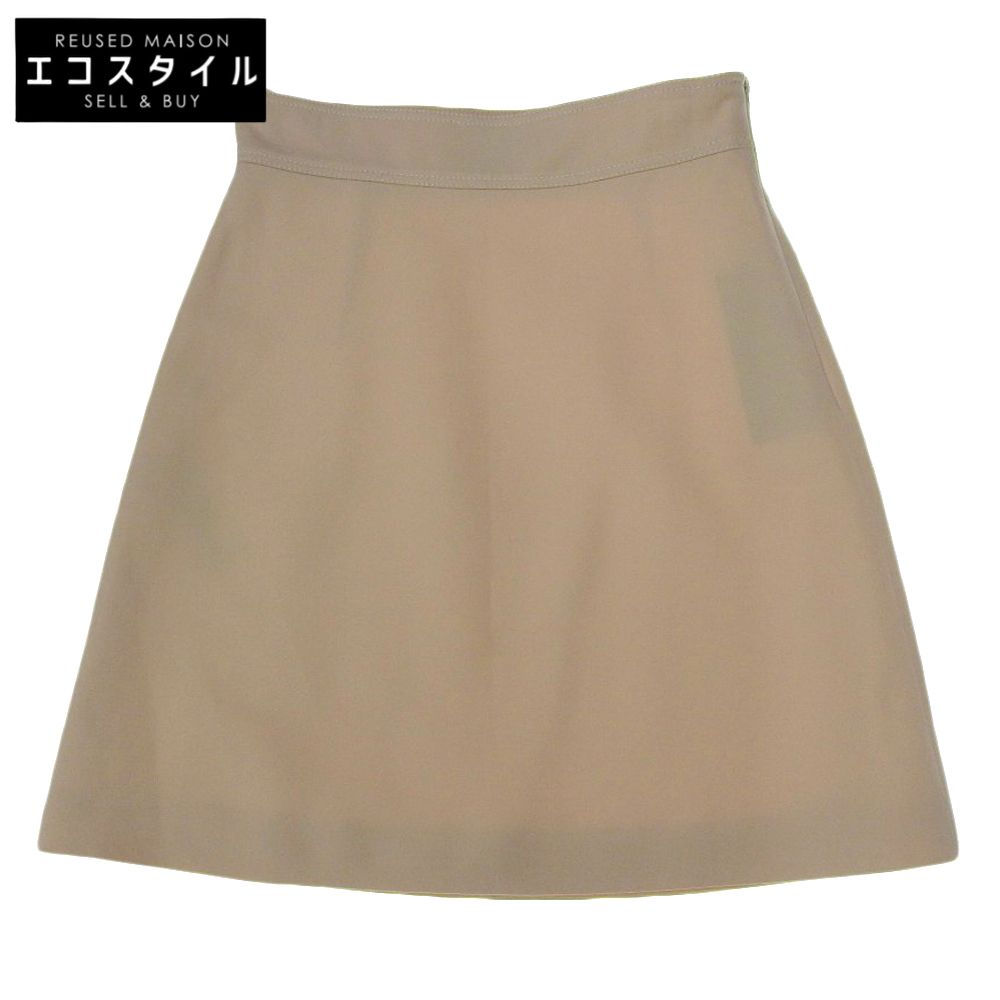 GUCCI グッチ ウールシルク ミニスカート レディース アイボリー 38 436198 16年