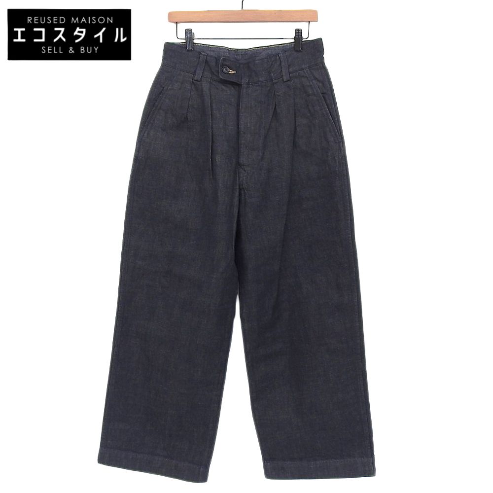 45R フォーティファイブ アール ライ麦デニムのシャルロットバギー 濃 ボトムス レディース インディゴ 50460241 ―