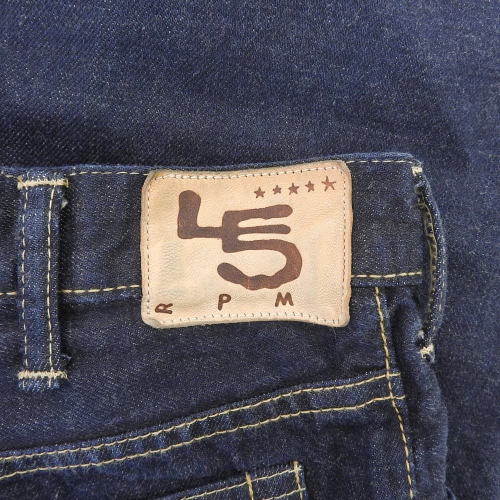 フォーティファイブアールピーエム ライ麦デニムのスリッポン5