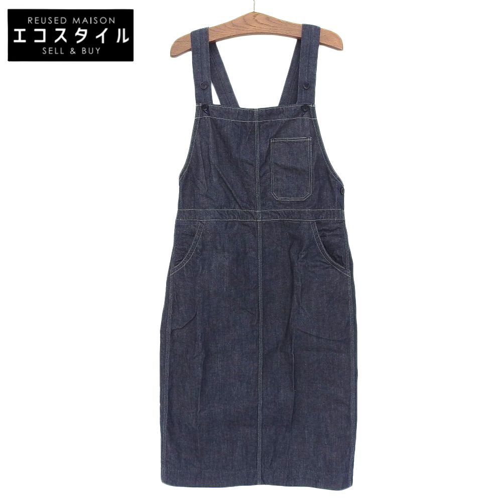 45R フォーティファイブ アール ライ麦デニムのオーバースカート 濃 オールインワン レディース インディゴ 50340041 ―