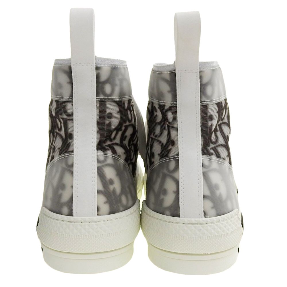 オブリークキャンバスハイトップスニーカー