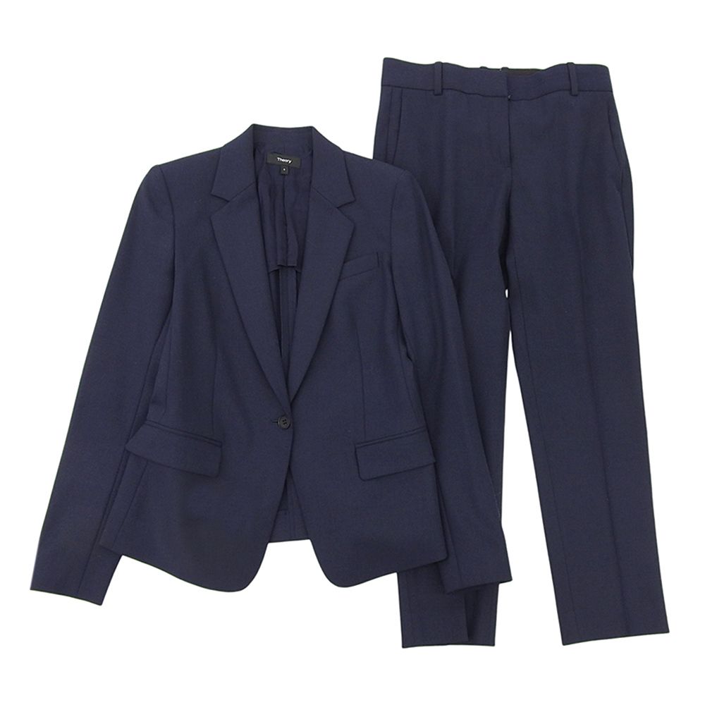 Theory セオリー スーツ セットアップ レディース ネイビー 0 1 21SS 0