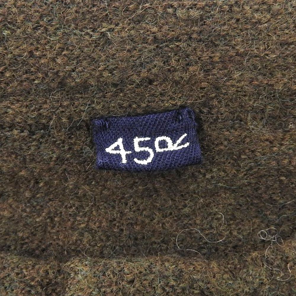  45 R フォーティファイブ アール アルル縮絨のプティカーディガン レディース 3 カーキ その他 トップス