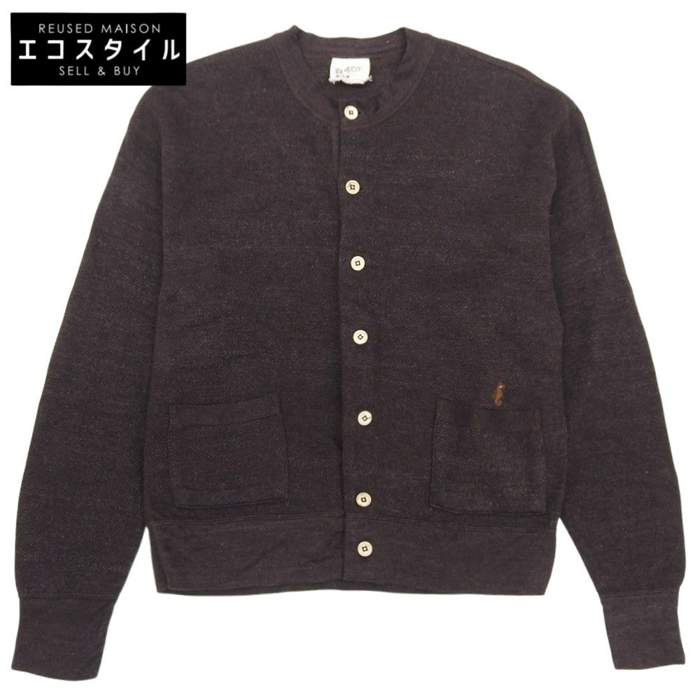 45R フォーティファイブ アール カノコスムースニットソーのカーディガン レディース ブラウン 3 70480051 3