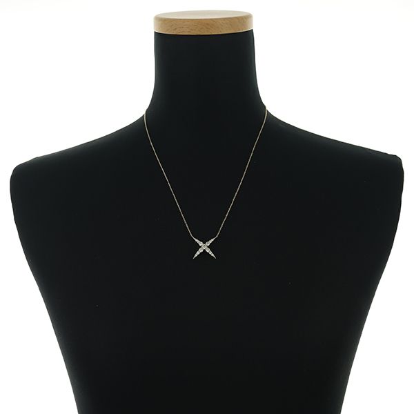 【カシケイ】 K18BGダイヤ ネックレス1.00ct ネイキッド定価66万円 カシケイ ネックレス ダイヤ ダイヤモンド 1.00ct ネイキッド K18BG